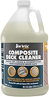 Star Brite Composite Deck Cleaner 1 Gallon Concentrated Formula - Safe Bleach-Free Stain Remover for Wood & Composite Decks (57000)