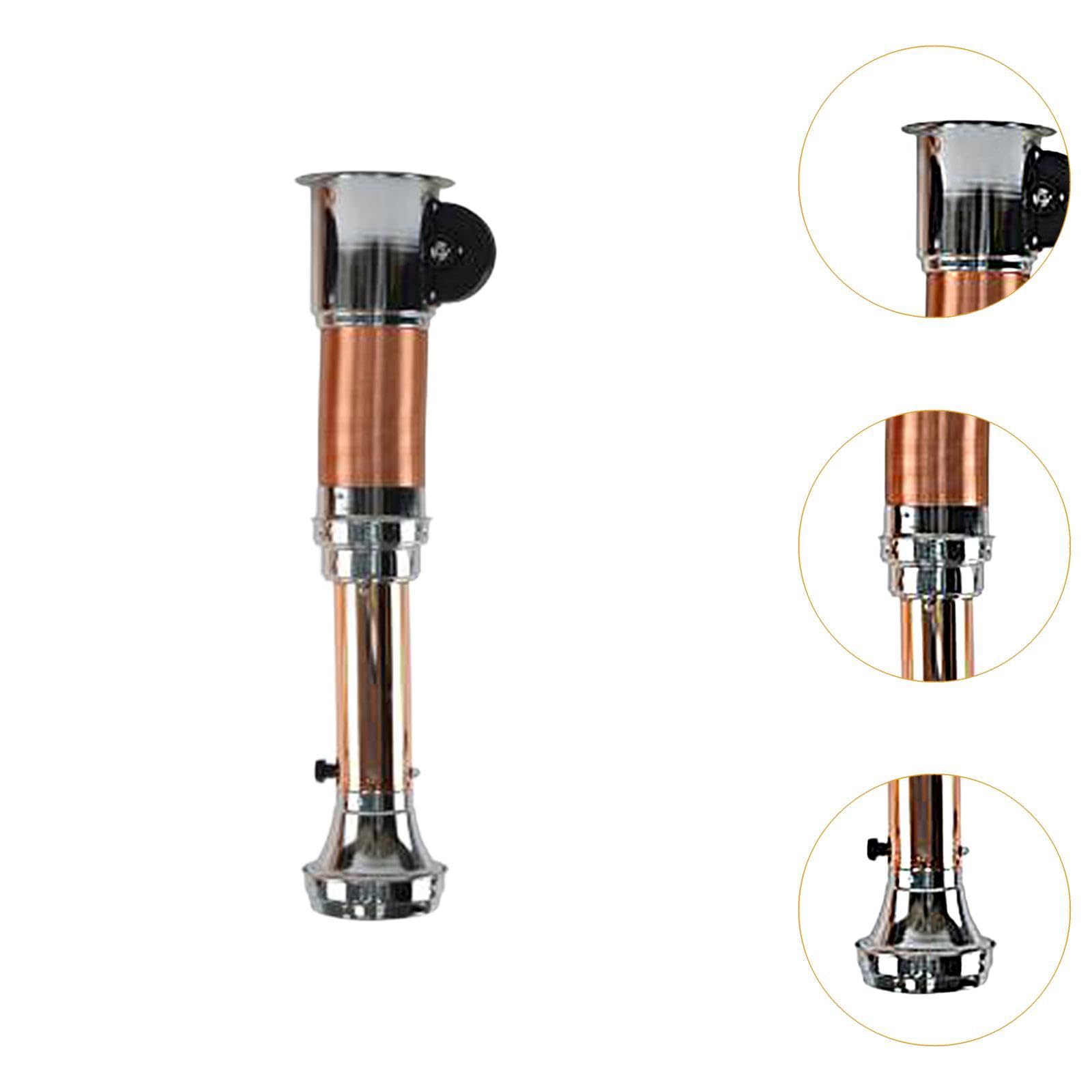 Hotte Télescopique pour Barbecue, Robuste, Silencieuse et Réglable, avec Conduit D'évacuation Droit, Idéale pour Les Buffets Domestiques