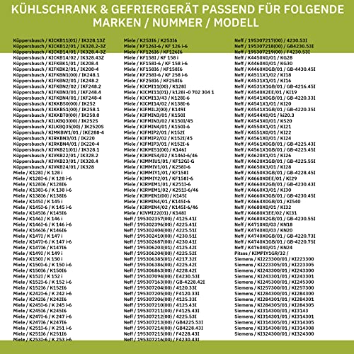 Deurscharnier inbouw compatibel met Bosch 00268699 voor koelkast 3 stuks - Afbeelding 4