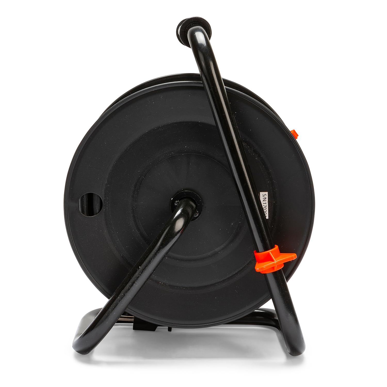 Velamp REEL-FR-15 - Alargador eléctrico (15 m, 4 enchufes, 16 A, sección 3G1,5 mm2), color negro y rojo