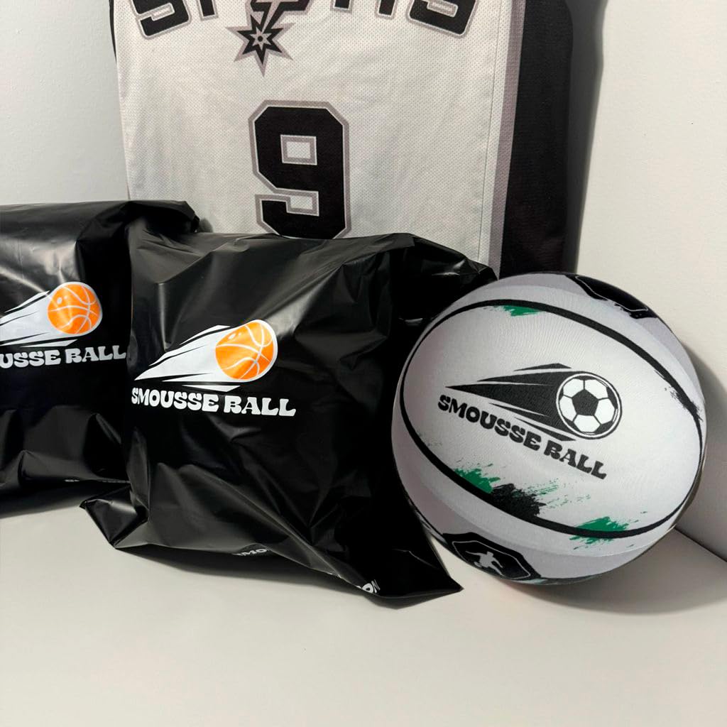 Smousse Foot, Smooth Foot, Smousseball, Smooth Ball Foot Silent Football Size 5 Foam Ball Indoor