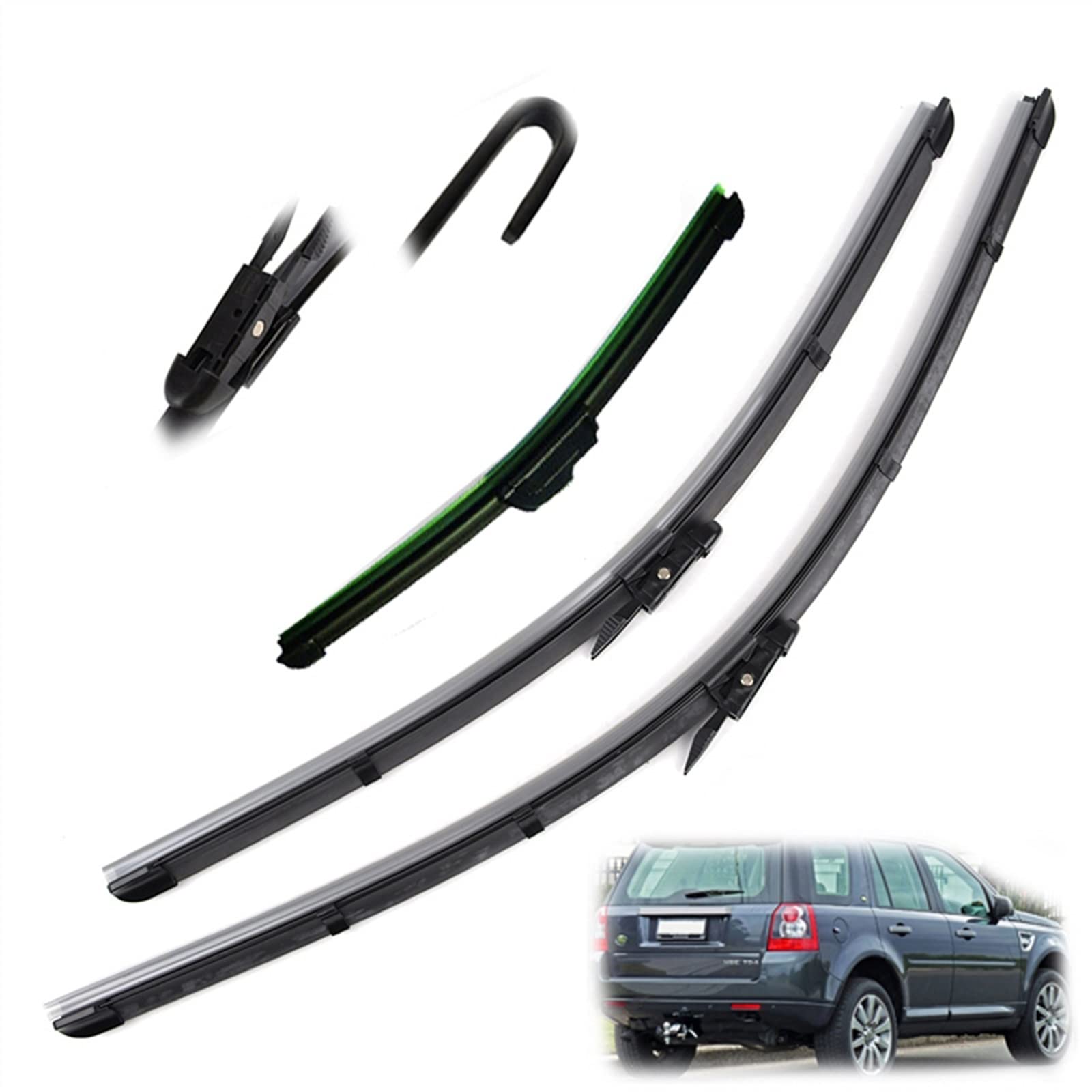 Auto Tergicristallo 24 "20" 14 "Spazzole Tergicristallo Per Land Rover Per Freelander 2 2006-2014 Anteriore Posteriore 2013 2012 2011 2010 2009 2008 2007