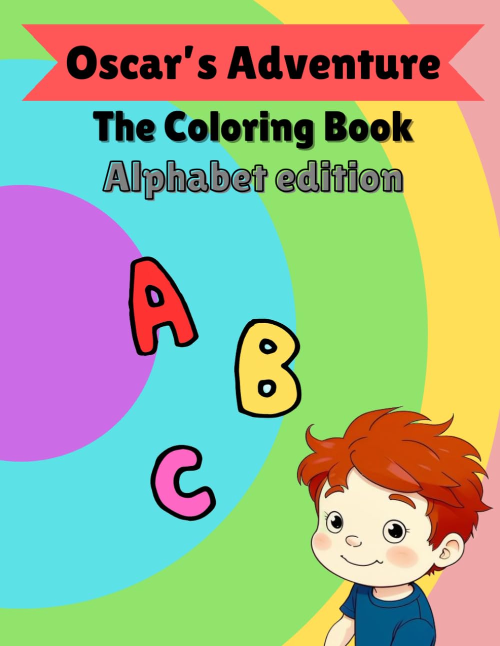 Oscar's Adventure: Coloring Book - alphabet edition