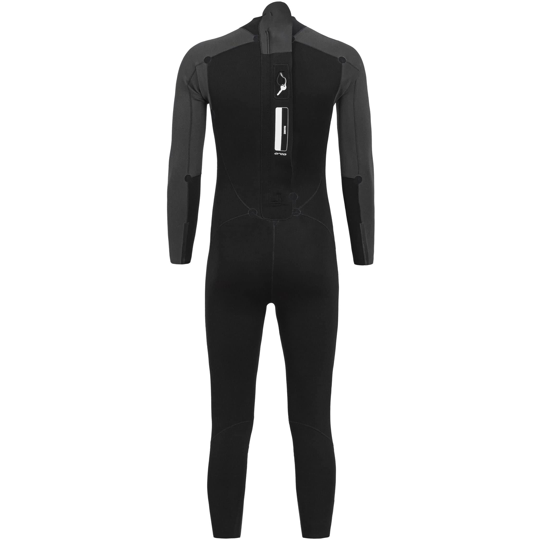 Orca Mens Vitalis TRN Back Zip Open Water Swim Wetsuit NN280401 - Black -