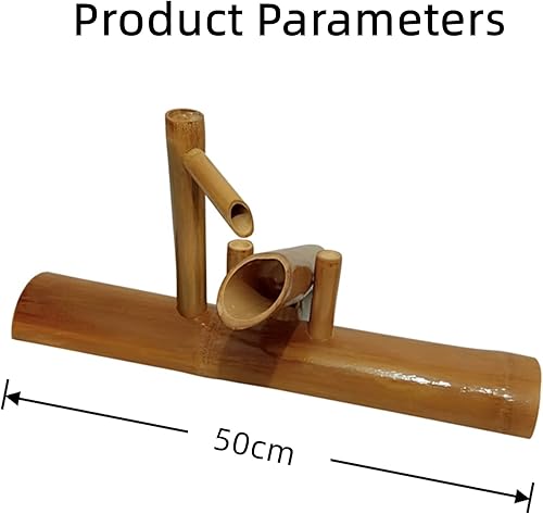 Miniatura 2 de Fuente de agua para exteriores alimentada por energía solar, fuente de bambú zen con bomba, panel solar de 6 W, filtro de agua y tubo de agua de 6.6