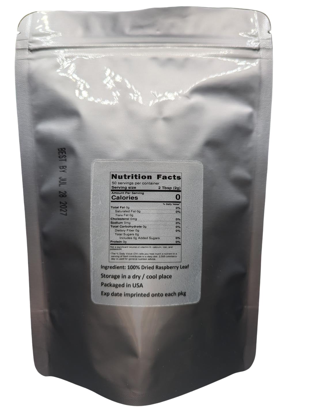 Raspberry Leaf - Rubus idaeus Loose Leaf c/s 100% from Nature (8 oz)