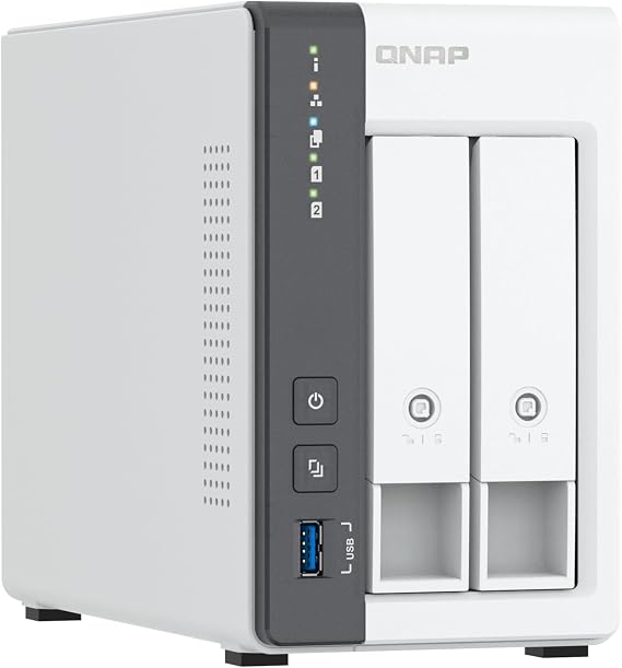 TS-216G, 2-compartment NAS, quad-core CPU, 2.5 GbE, 4GB RAM