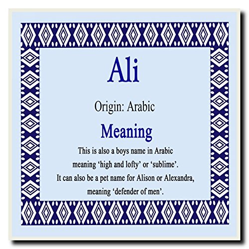 Ali Name Origin