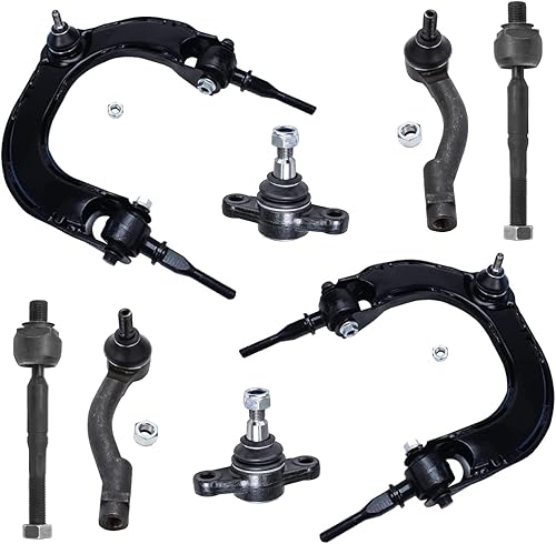 Miniatura 109 de Detroit Axle - Kit de suspensión frontal de 8 piezas para Chevy Aveo Aveo5 Pontiac G3 Wave Wave5 Suzuki Swift+ 2 brazos de control inferiores con