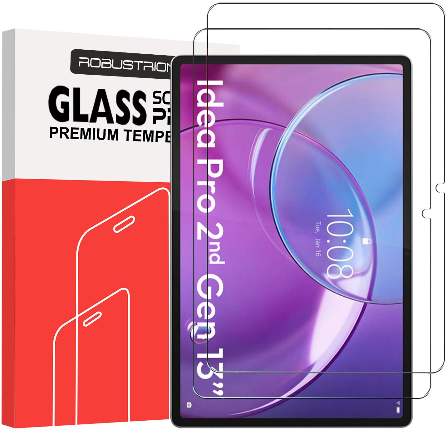Robustrion Tempered Glass Guard for Lenovo Idea Tab Pro 2nd Gen 13", 1 Pack — Amazon image 7