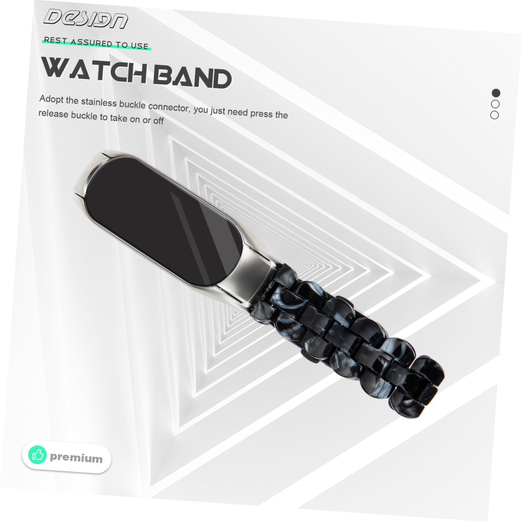 UPKOCH 2 Pièces Mi 5 6 Bracelet Bracelet En Métal Montre Bracelet Pour Femmes Bracelets De Montre Bande De Remplacement Montre Bracelet En Acier Inoxydable Intelligent