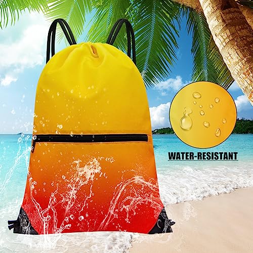 Image of HOLYLUCK Drawstring Backpack Bag Sport Gym Sackpack