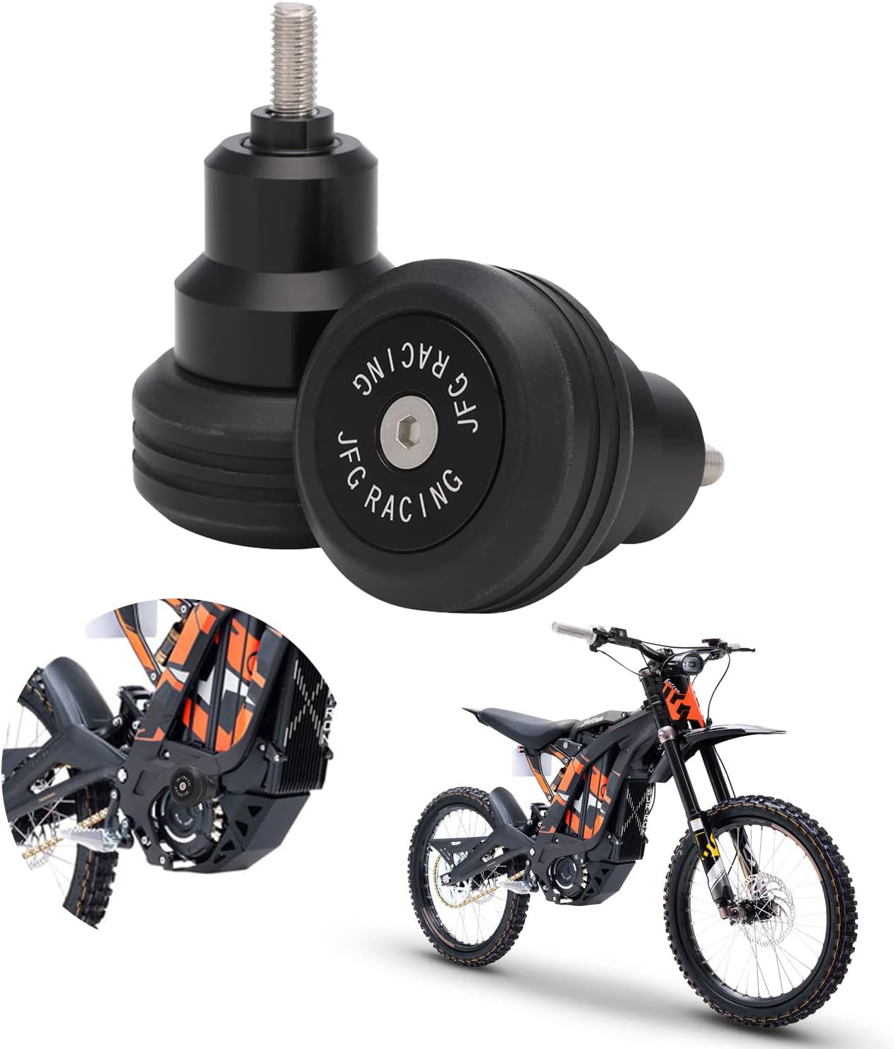 Sur Ron Frame Sliders,Motorcycle Crash Bar CNC for Surron Sur Ron X/S Talaria Sting Segway X260 X160 Electric Dirt Bike EBike Black