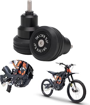 JFG RACING Sur Ron Frame Sliders,Motorcycle Crash Bar CNC for Surron Sur Ron X/S Talaria Sting Segway X260 X160 Electric Dirt Bike EBike Black