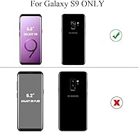 Vista 8 de Unov - Carcasa para Samsung Galaxy S9, con diseño suave, TPU, absorción de impactos, delgada, patrón labrado, cubierta de protección posterior