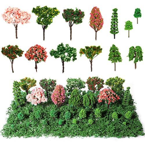 Canlierr 28 Pcs Model Trees