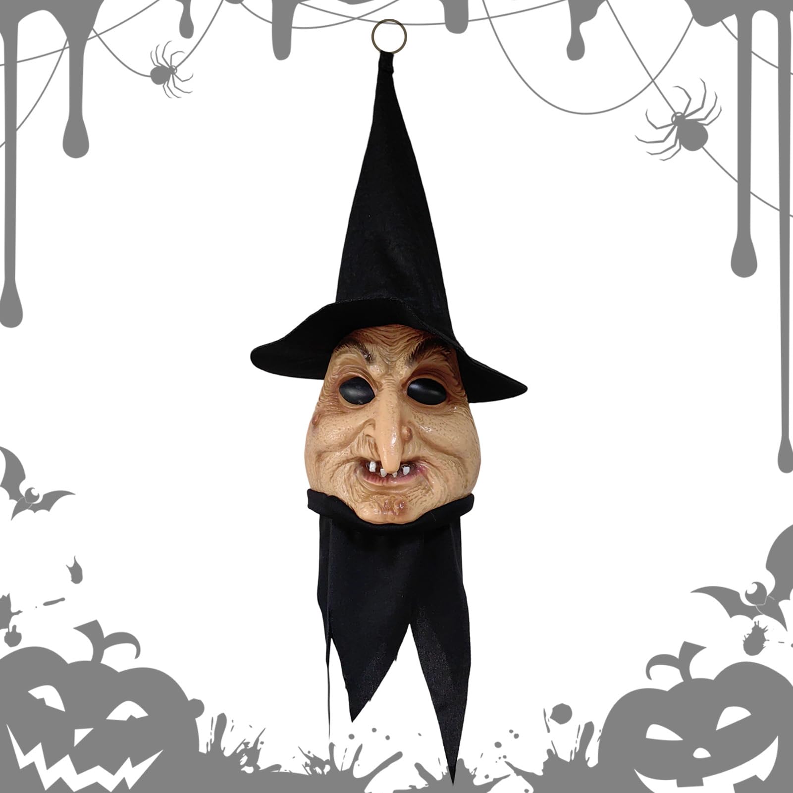 Dekoracje Na Halloween Straszna Dekoracje Świąteczne Kostium | Rekwizyty Fotograficzne z Światłem i Dźwiękiem na Scenę, Imprezy, do Wnętrz, Na Zewnątrz, Nawiedzonego Domu i