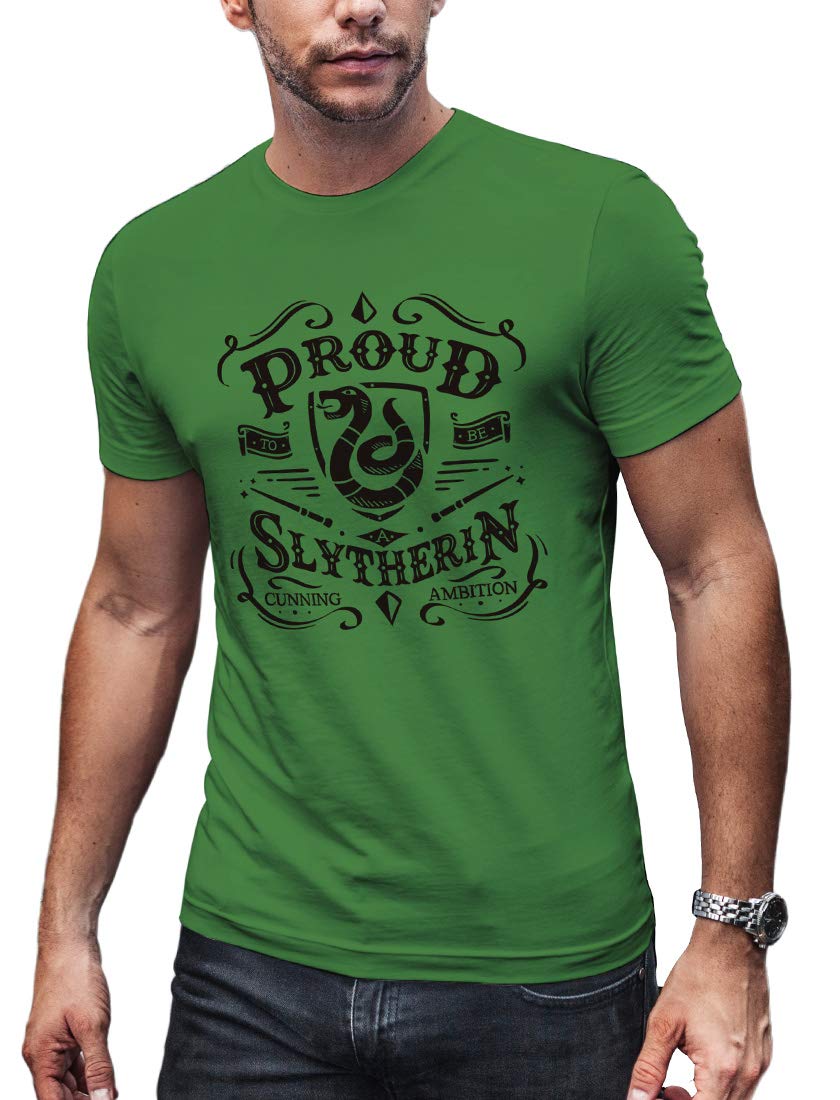 LeRage HP Slyther Shirt Wizard Tee Gift for Magic Lovers Men's