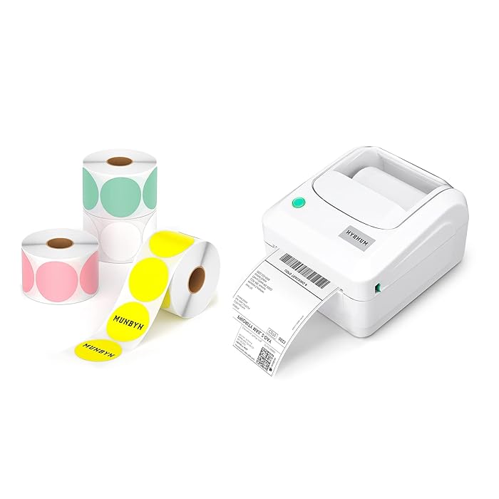 Buy MUNBYN USB Thermal Label Printer for Windows Mac 4x6 Thermal