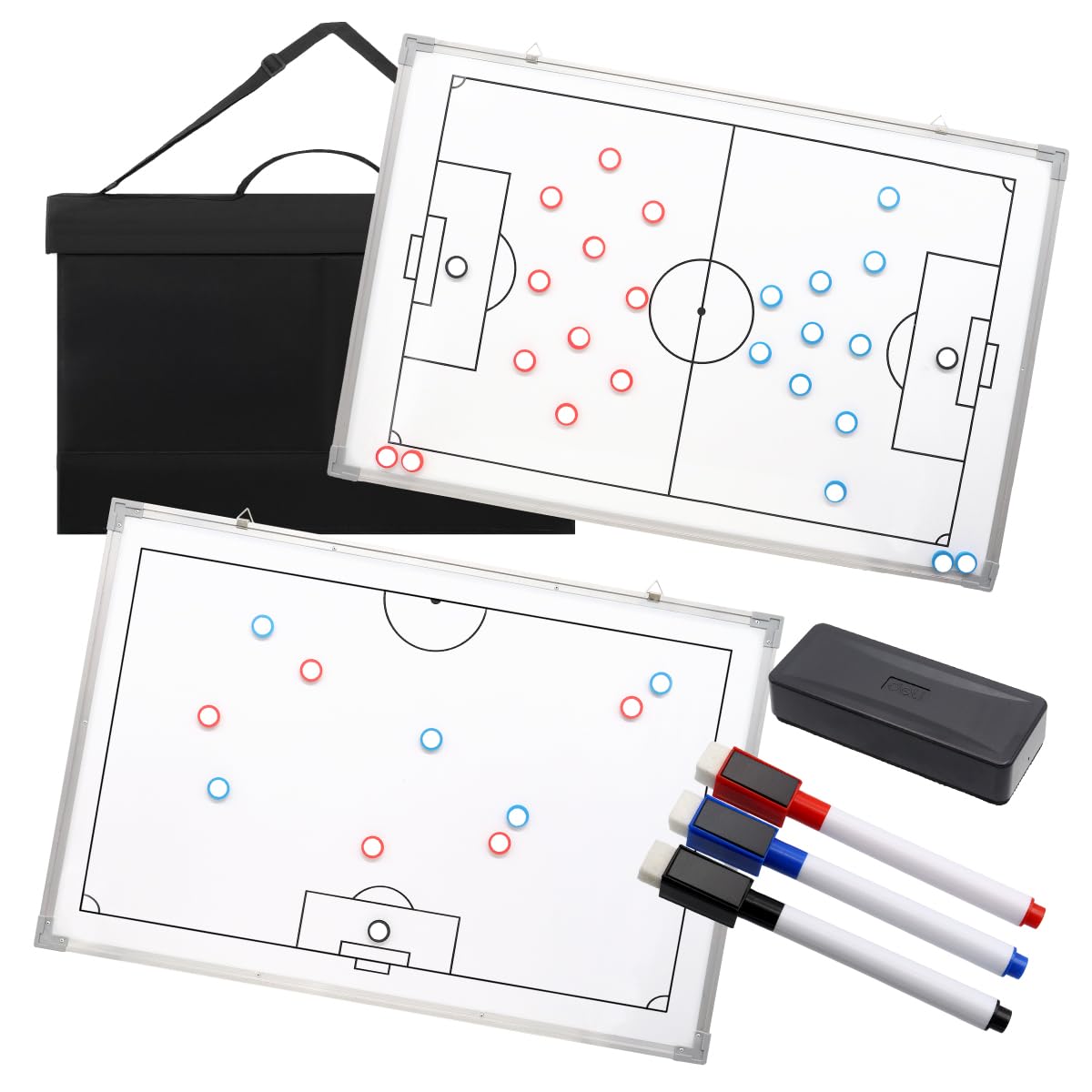 Amazon | mewin サッカー用 作戦板 戦術ボード 作戦盤 両面 フルコート