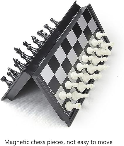 Miniatura 4 de Juego de ajedrez magnético de viaje con tablero de ajedrez plegable, perfecto para principiantes y adultos