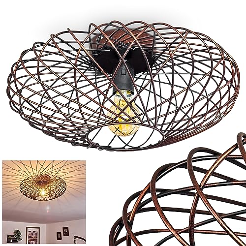 HOFSTEIN Deckenleuchte Wemude, Deckenlampe aus Metall, Lampe...
