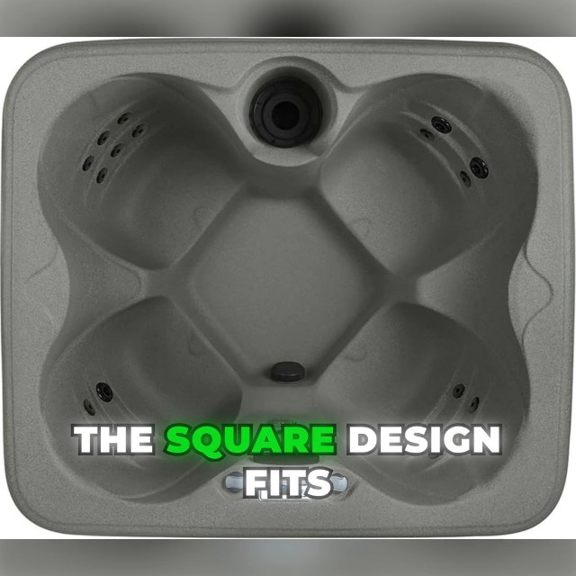 Amazon.com : LifeSmart 4-Person Plug & Play Square Hot Tub with