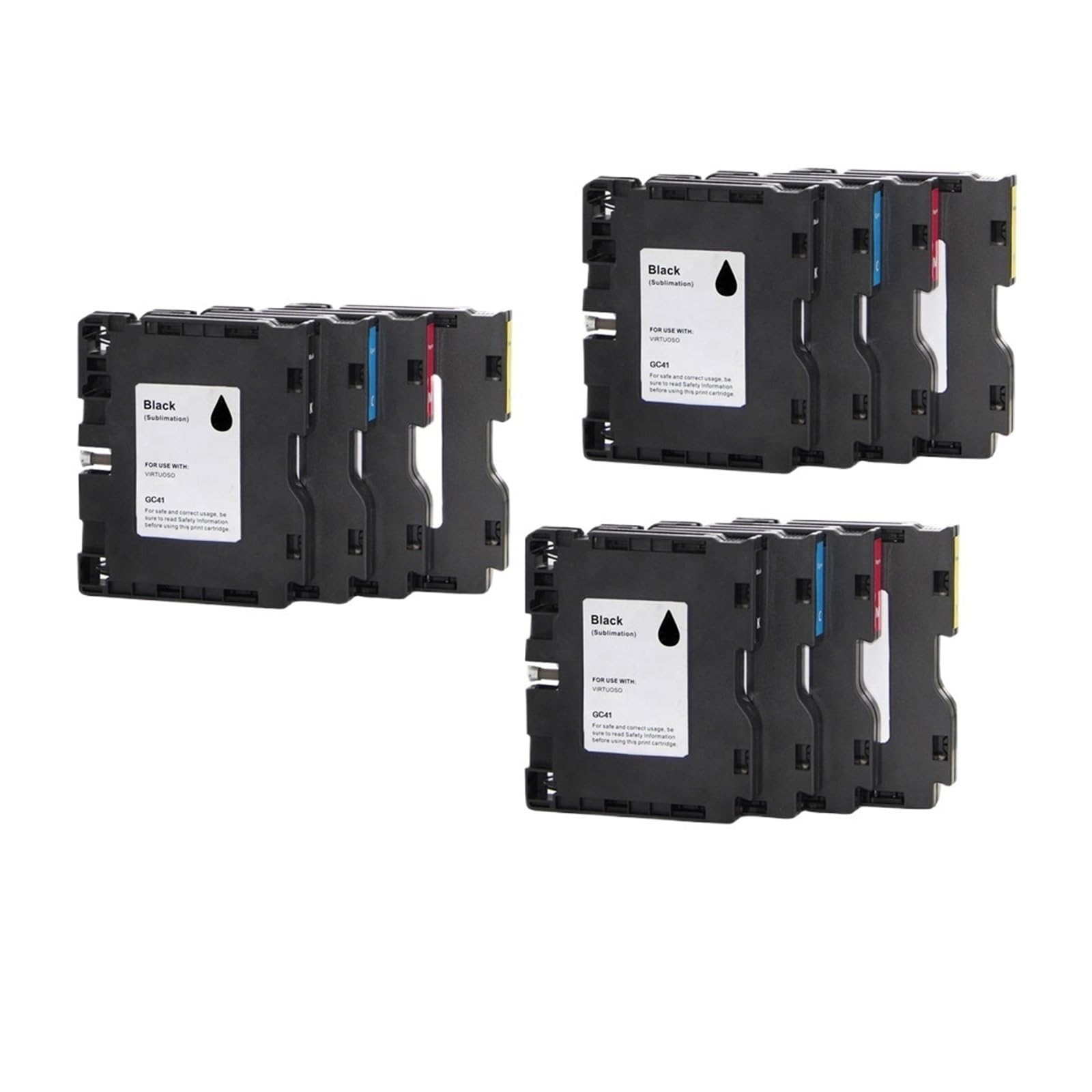 Wkład atramentowy sublimacyjny GC41 kompatybilny z drukarkami 3110DNw/3110SFNw/3100SNw/2100N/3110DN/7100DN(3BK-3C-3M-3Y)