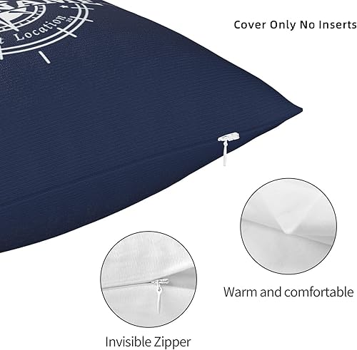 Vista 90 de Almohada lumbar de ancla náutica personalizada Funda de almohada de barco náutica Funda de almohada náutica Regalo de barco náutico, almohada