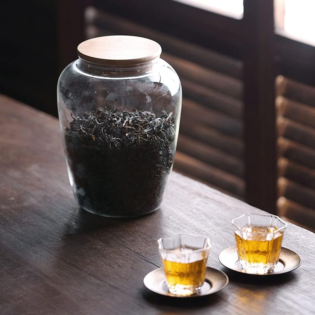 Kitchen Jars for Counter Oval Glass Coffee Tea Canister Airtight Sotrage Jar Canister Food Storage Jars with Lid for Cookies，Candy，3 Piece Canister Set