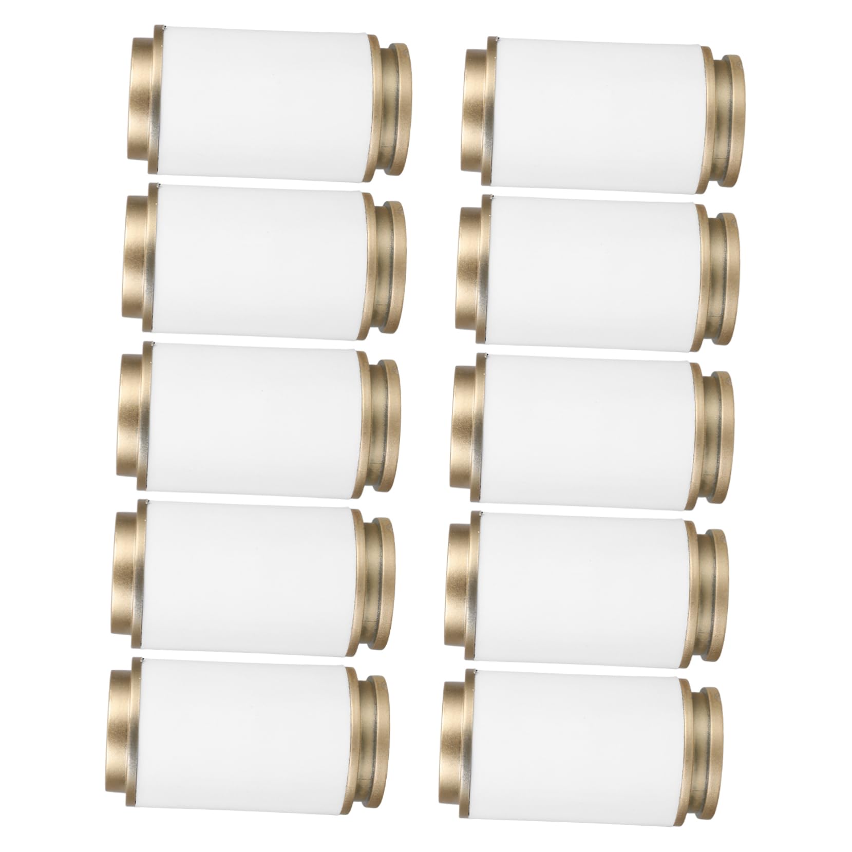 GOOHOCHY 10pcs Plastic Curtain Rod End Caps Window Curtain Rod Finials for Home Decor Easy Install End Covers for Kitchen Bedroom Bathroom