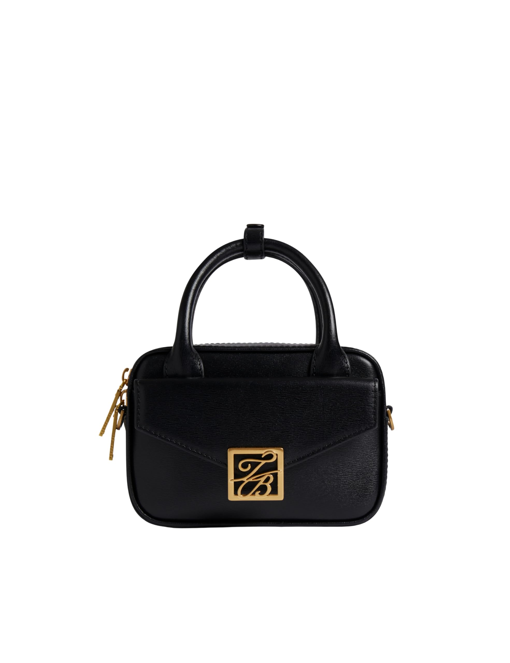 Ted Baker london anibell-tb detail mini leather crossbody bag, black