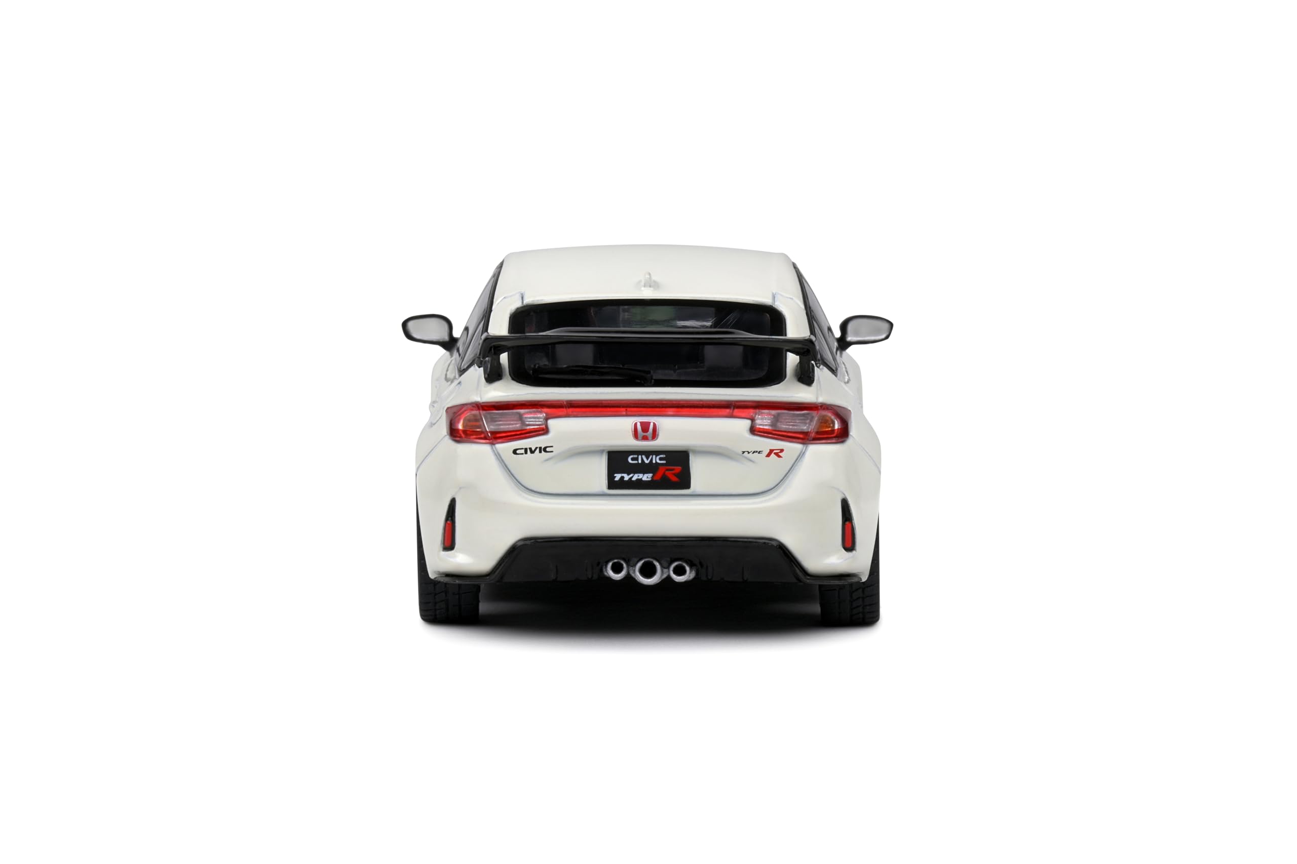 RCESSD Raccogliere Veicoli 1:32 per Honda Civic Type-R Modello di Auto in Metallo pressofuso Auto finita con Suono e Auto Giocattolo Leggera Modello di Automobile (Colore : Nero