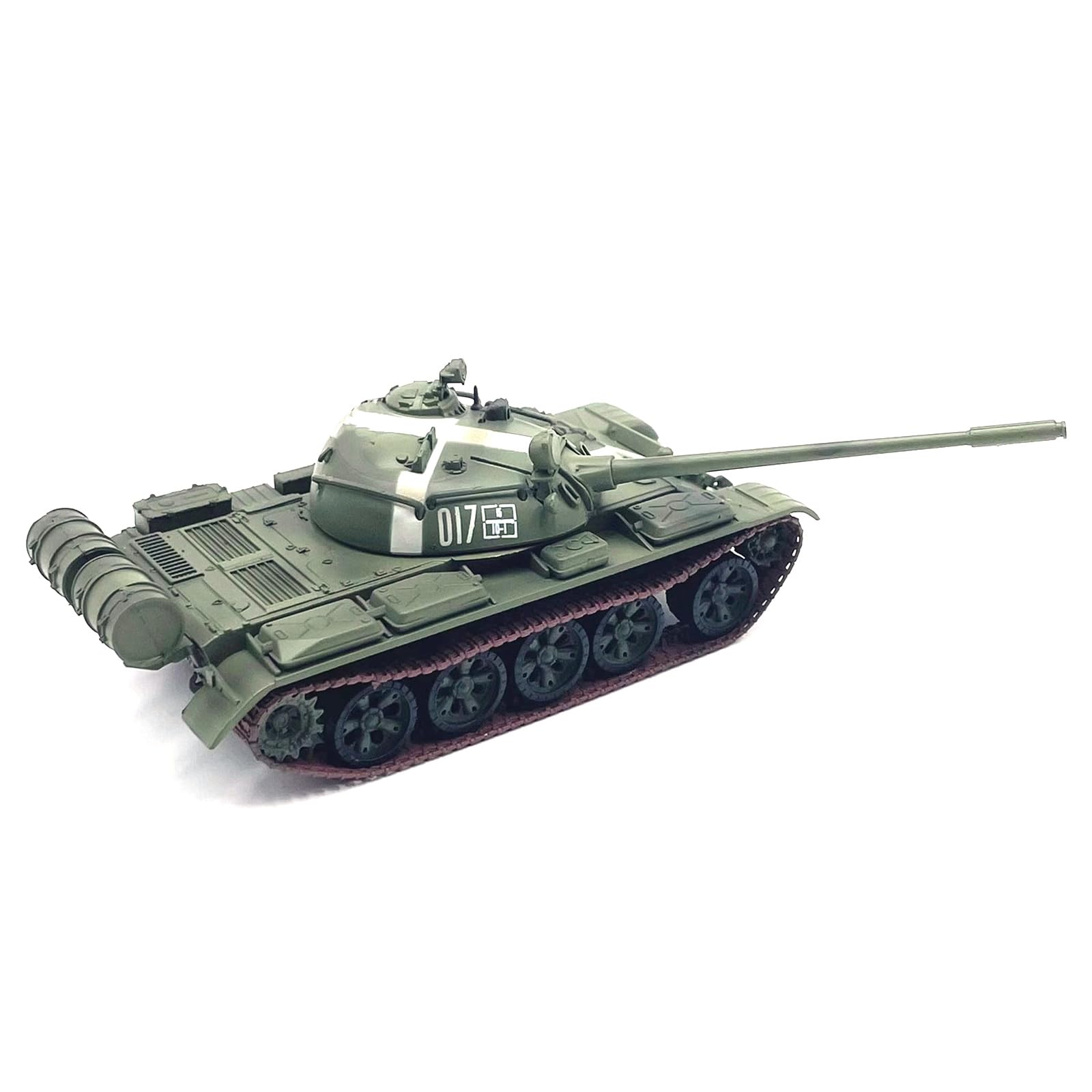 1:72 Plastic Soviet Army T-55 Tank Model Simulation Fighter Tank Military Science Exhibition Model