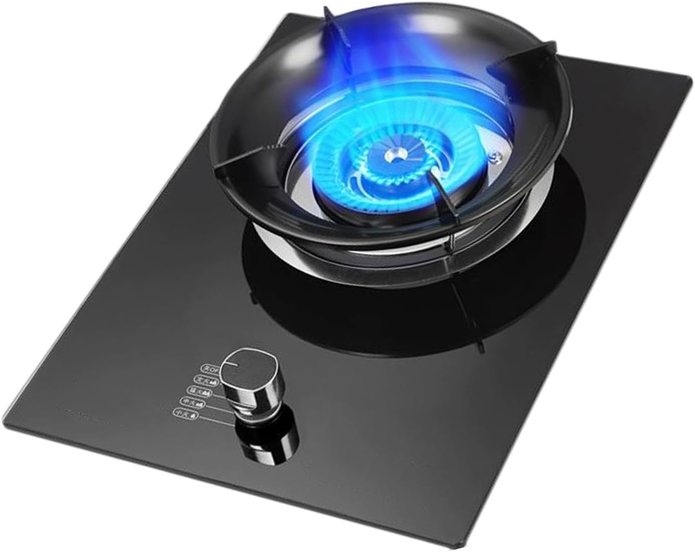 Estufa de Gas Portátil 1 Puesto, 5.2KW, Vidrio Templado, Protección de Apagado