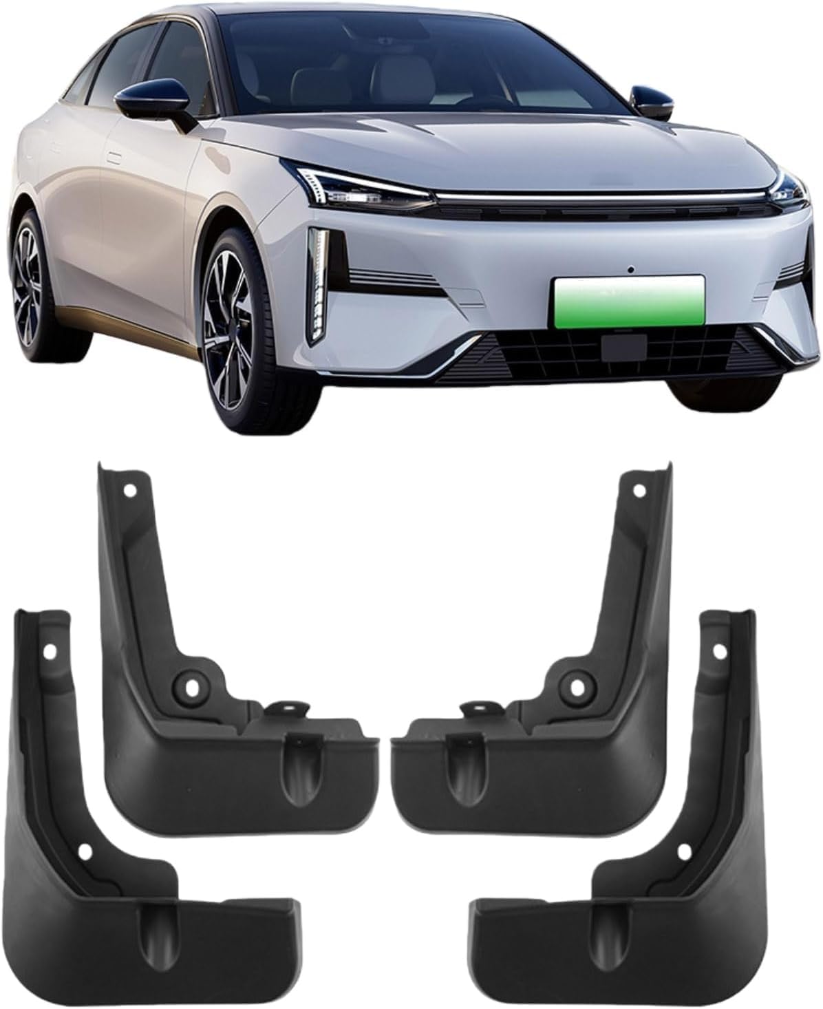 Guardabarros coche para Geely Galaxy L6 2023-2024: protectores contra barro y agua