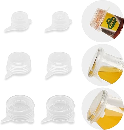 Miniatura 2 de Tapas elásticas de silicona extra pequeñas, reutilizables, 3 tamaños diferentes, para tarros pequeños de 1.2 a 2.4 pulgadas, latas de alimentos,