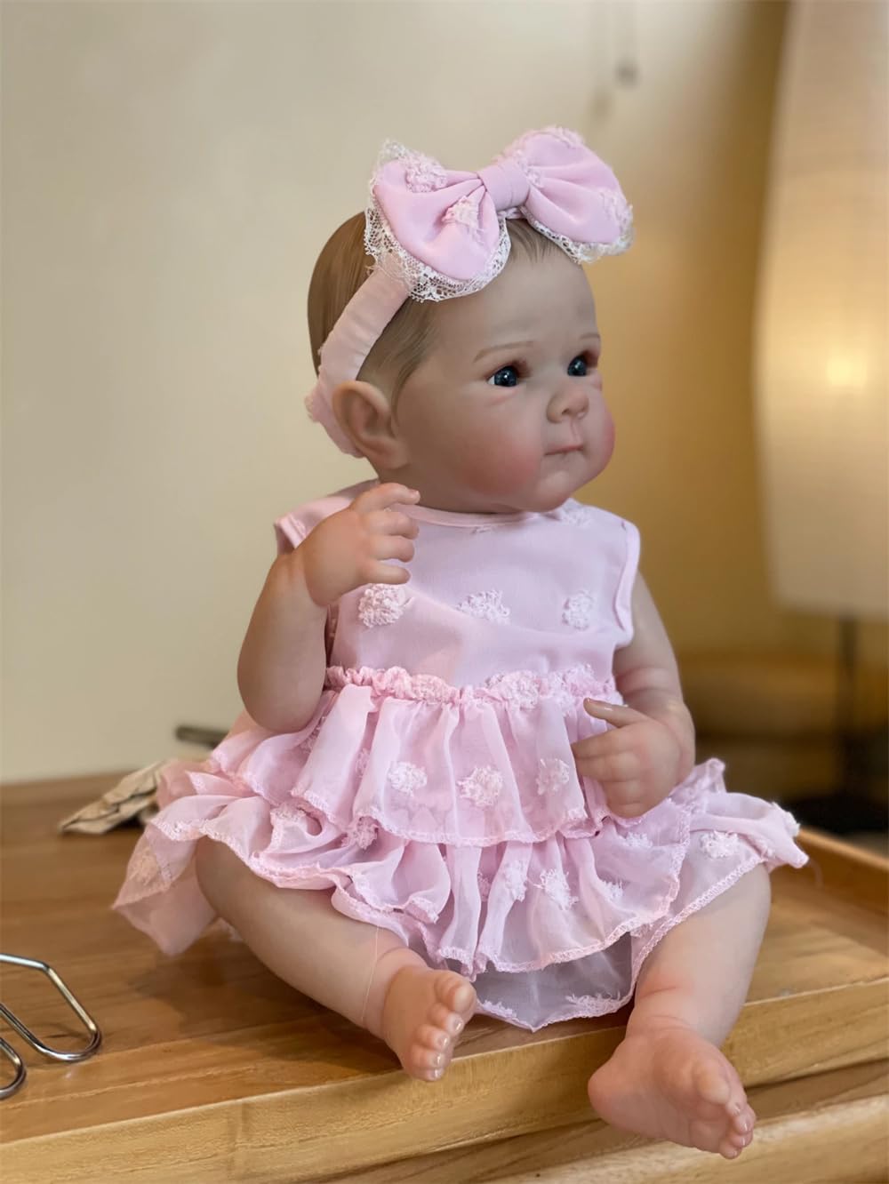 Anano Muñecas Reborn Originales - 48cm Bebé Reborn Niña de Silicona Cuerpo Completo Suave - Juguete Educativo para Niños