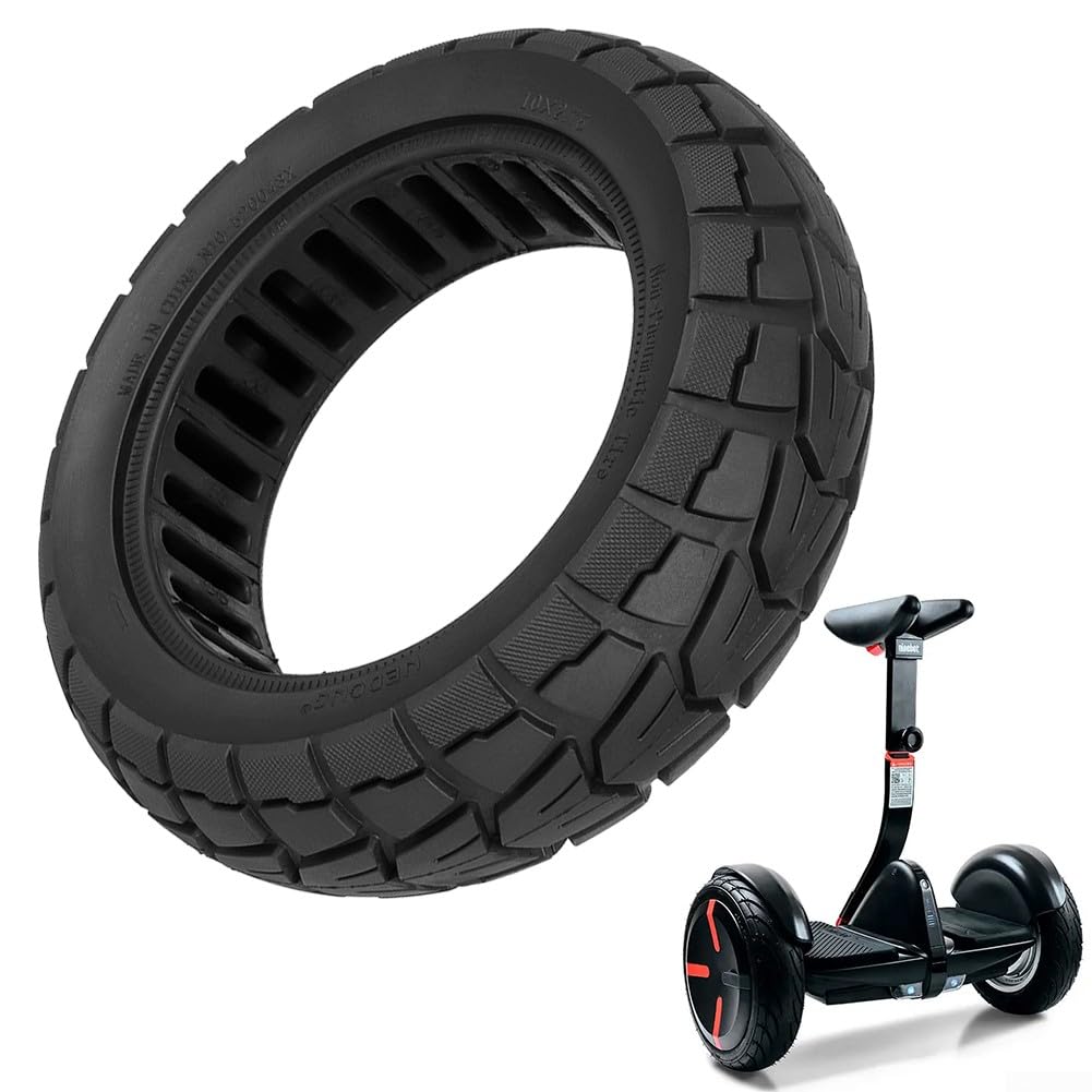 Pneu solide 10x2.75-6.5 tout-terrain en caoutchouc plein robuste - 8