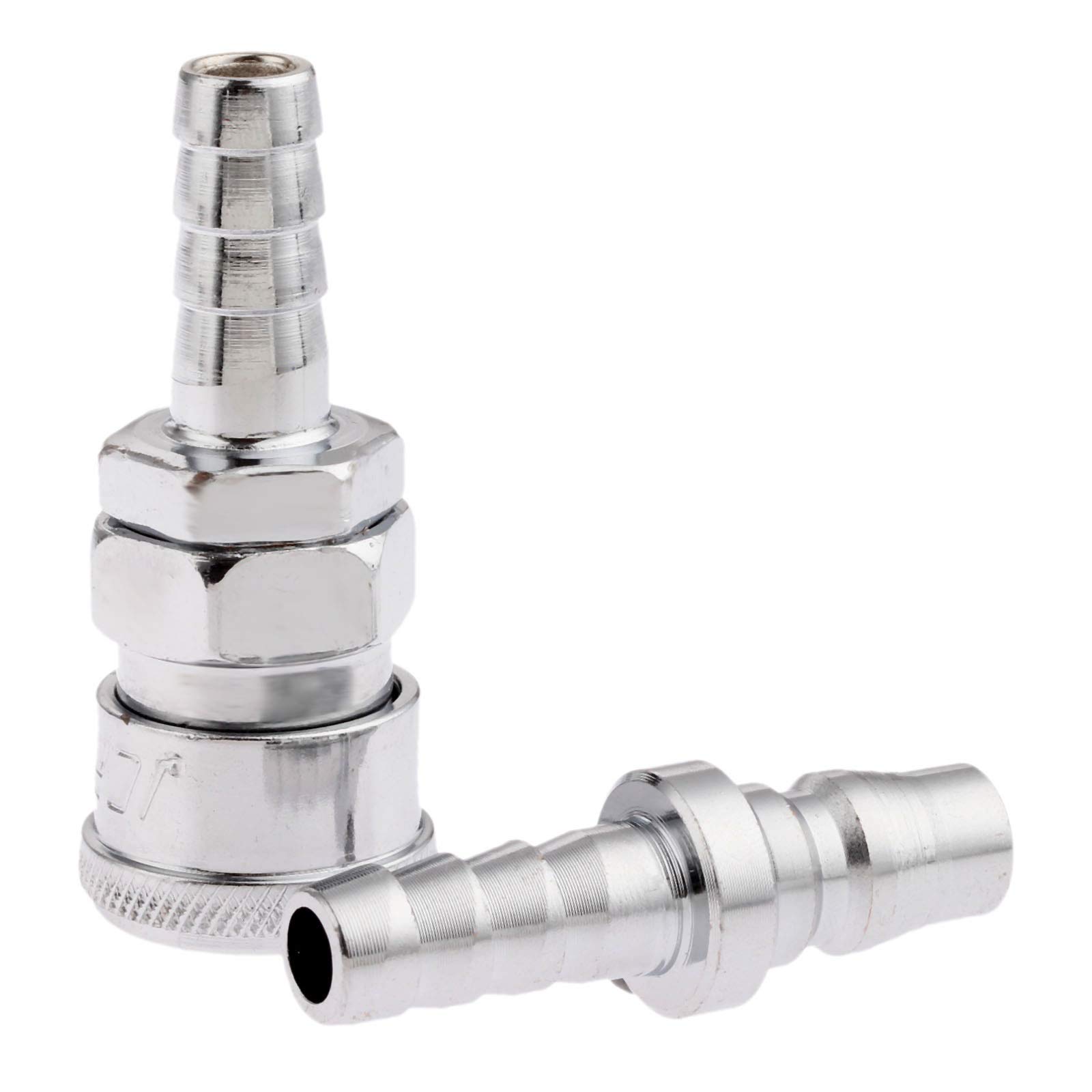 Conexión de Manguera, jardín rápida 2 Piezas Accesorios neumáticos Hierro Conector compresor línea Aire Euro Acoplador Hembra liberación 1/4"