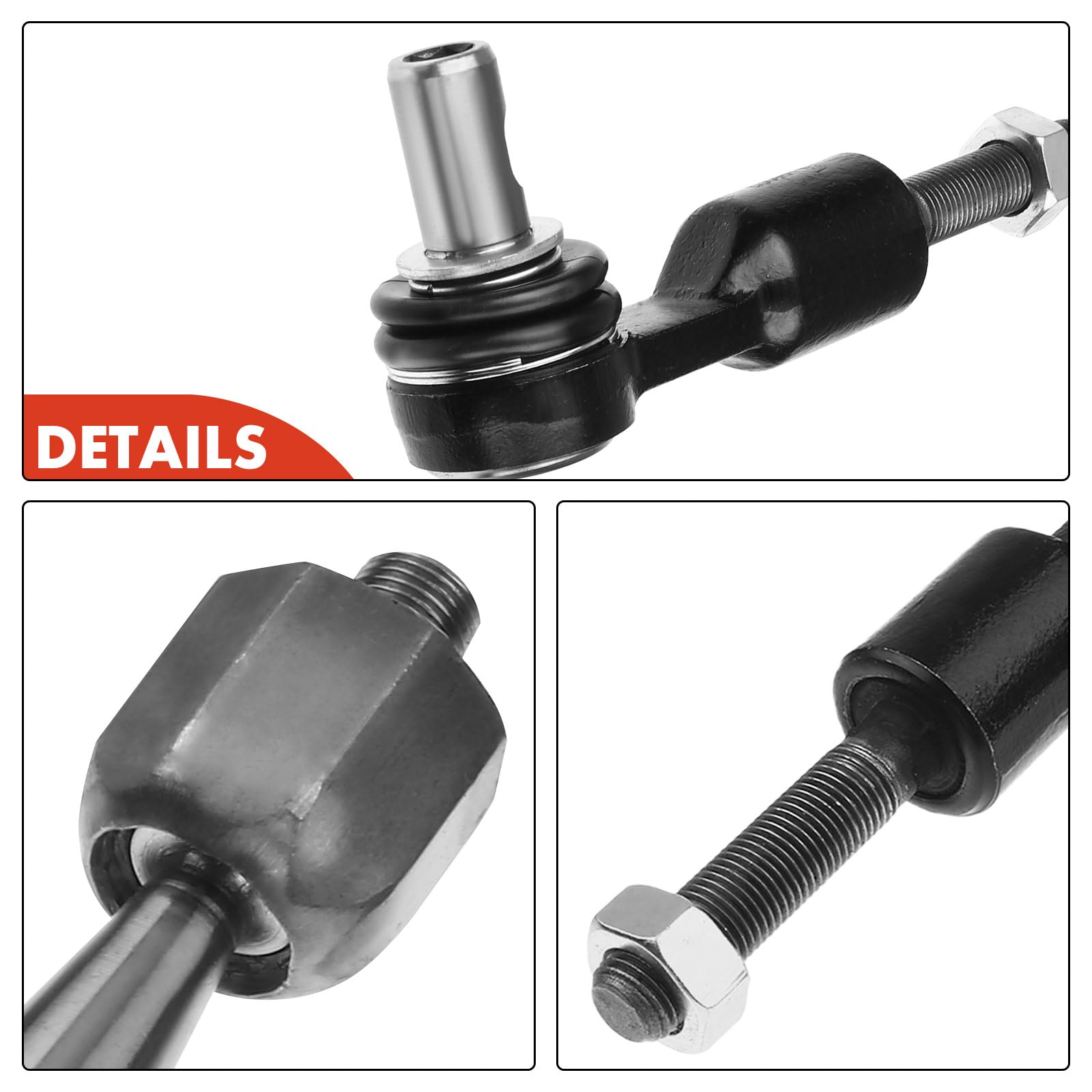 Frankberg 4x Bras de Suspension Rotule de Direction Avant Gauche Droite | Compatible avec P.a.s.s.a.t Variant 3B6 P.a.s.s.a.t 3B3 A6 4B2 A6 Avant 4B5 A8 4D2 4D8 Remplacer# ES3646,EV440