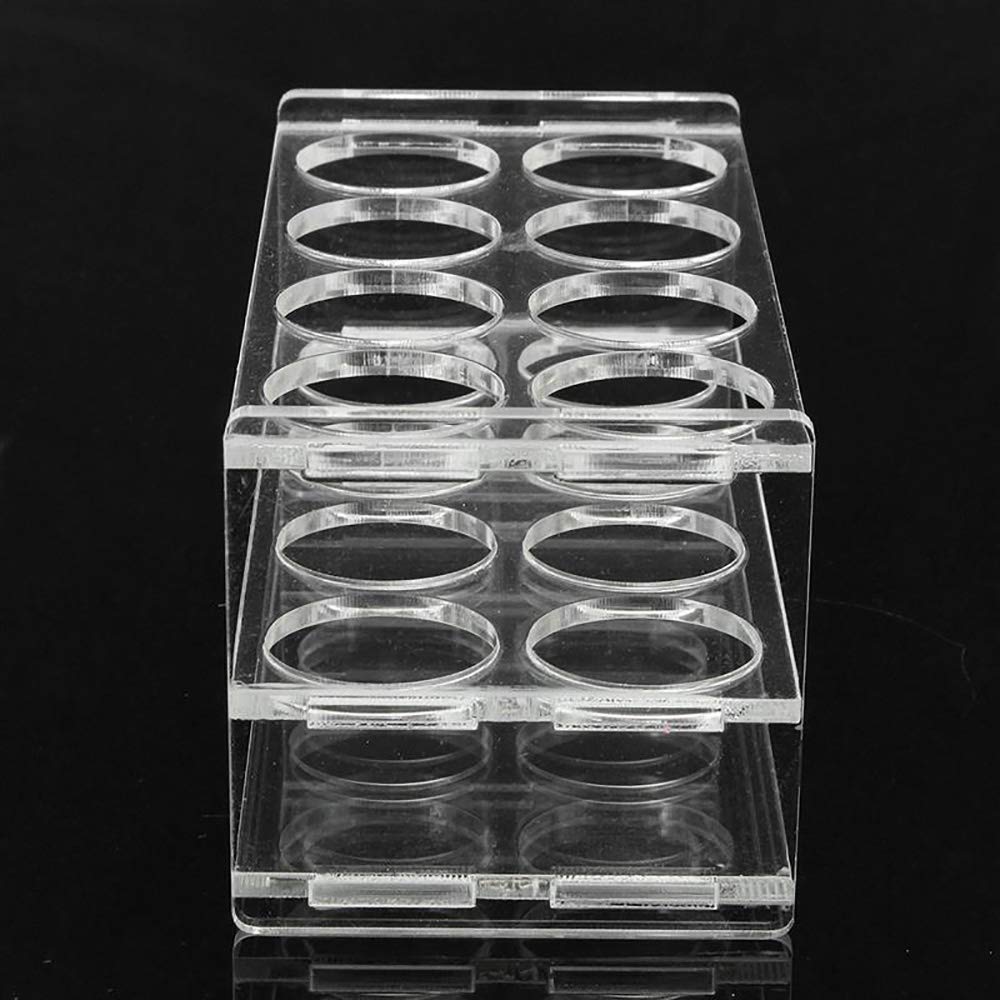 8 Holes Plastic Test Tube Rack Testing Tubes Holder Lab Test Tube