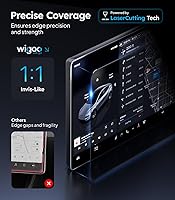 Vista 4 de Wigoo Tesla Model Y & Model 3 Protector de Pantalla Mate [No Más Reflejos y Huellas Dactilares] Model Y(2020~2025)/Model 3(2017~2023) Accesorios