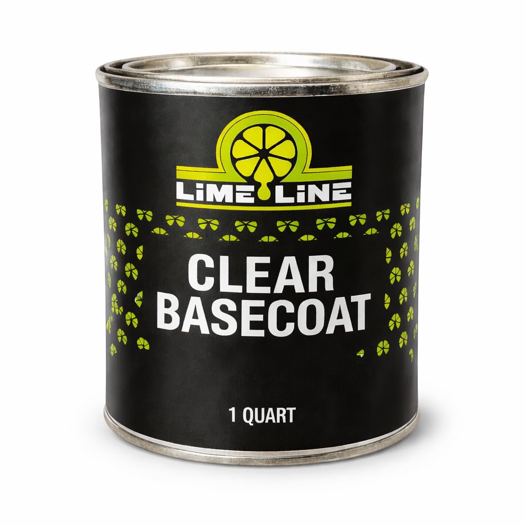 LiME LiNE Clear Automotive Basecoat Paint, Quart, Intercoat Binder, Carrier for Transparent Candy Paint Metallics and Pearls (Quart)