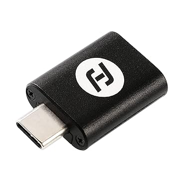 Homgeel 3.5mm to Type-C Audio Adapter Camera Mic Adapter Replacement for Feiyu Pocket Feiyu Pocket 2 Feiyu Pocket 2S