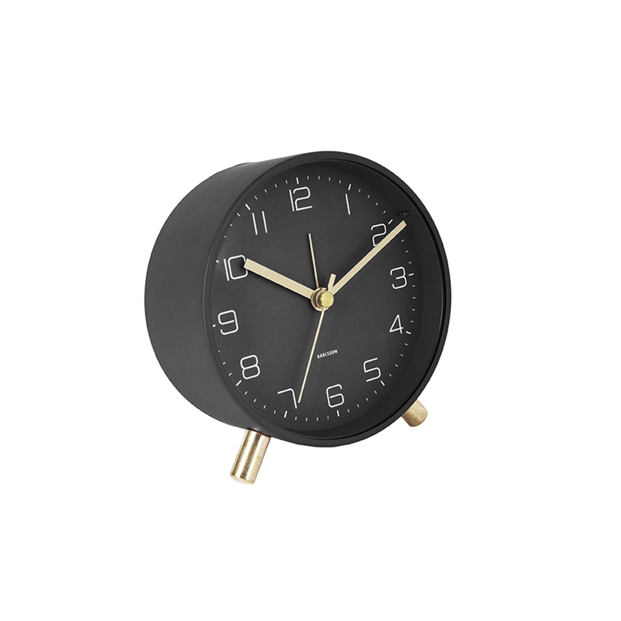 Karlsson Alarm clock 'Lofty' (Black)