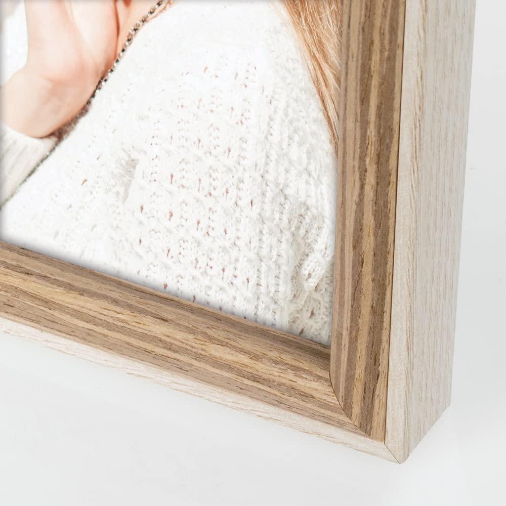 Cornice Con Bordo In Legno Bianco 3d, Bordo A Forma Di Rettangolo