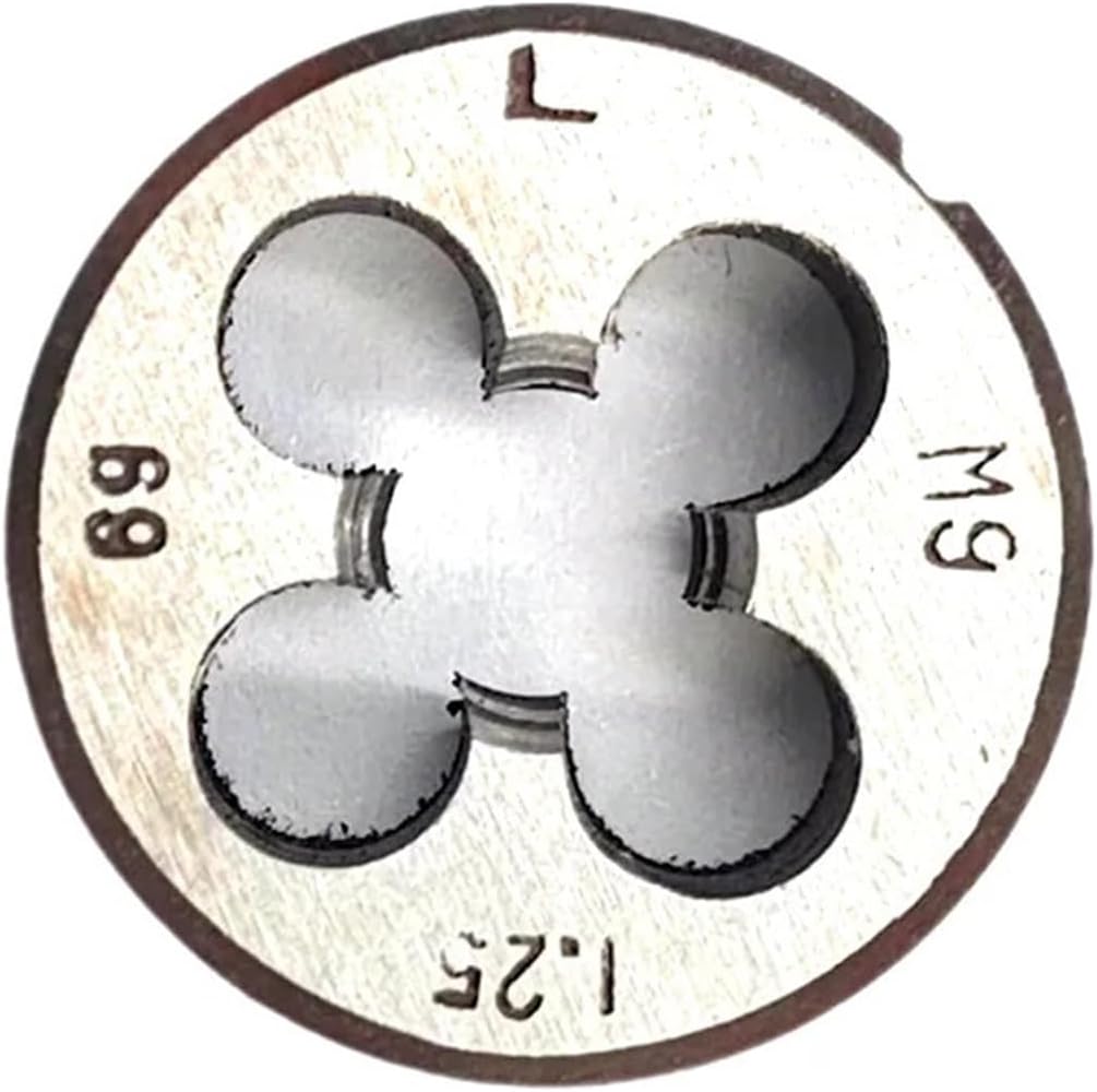 Pipe Thread Round Dies HSS 1PCS Metric Thread Right Left Round Die M8 M9 M10 M11 X1.5 .25 X0.75 Screw Threading Dies(M10X1)