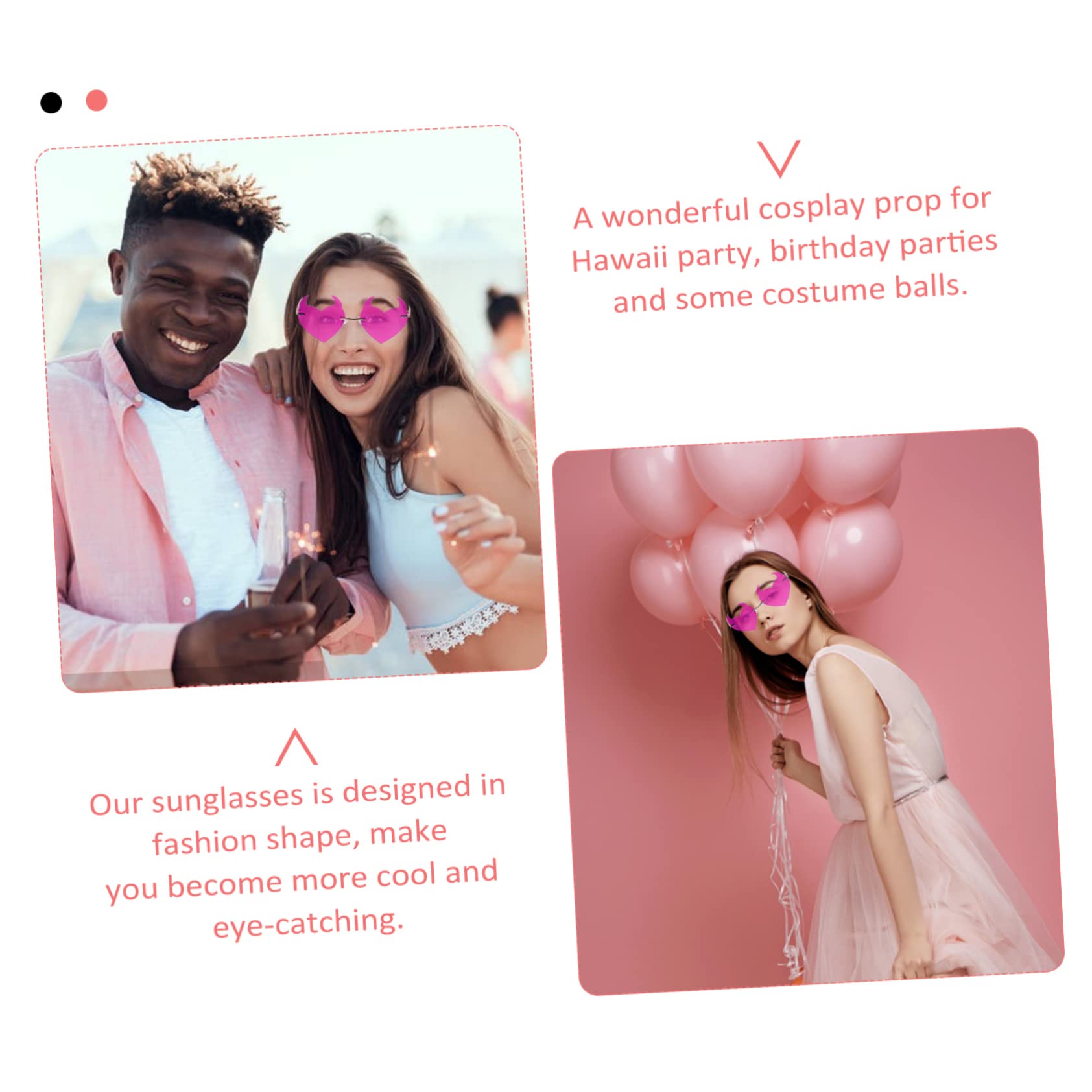 LIFKOME occhiali da sole a forma di cuore occhiali da sole alla moda da uomo occhiali da sole uomo heart shaped sunglasses heart sunglasses occhiali a cuore occhiali a forma di cuore