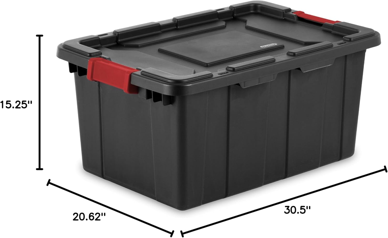 Sterilite Storage Bins Bundle - 15 Gal (6-Pack) and 27 Gal (4-Pack) Industrial Totes with Latching Lids